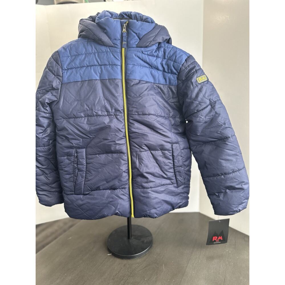RM 1958 by Mrosemont Samuel Hooded Performance Puffer Jacket Boys 10/12 NWT